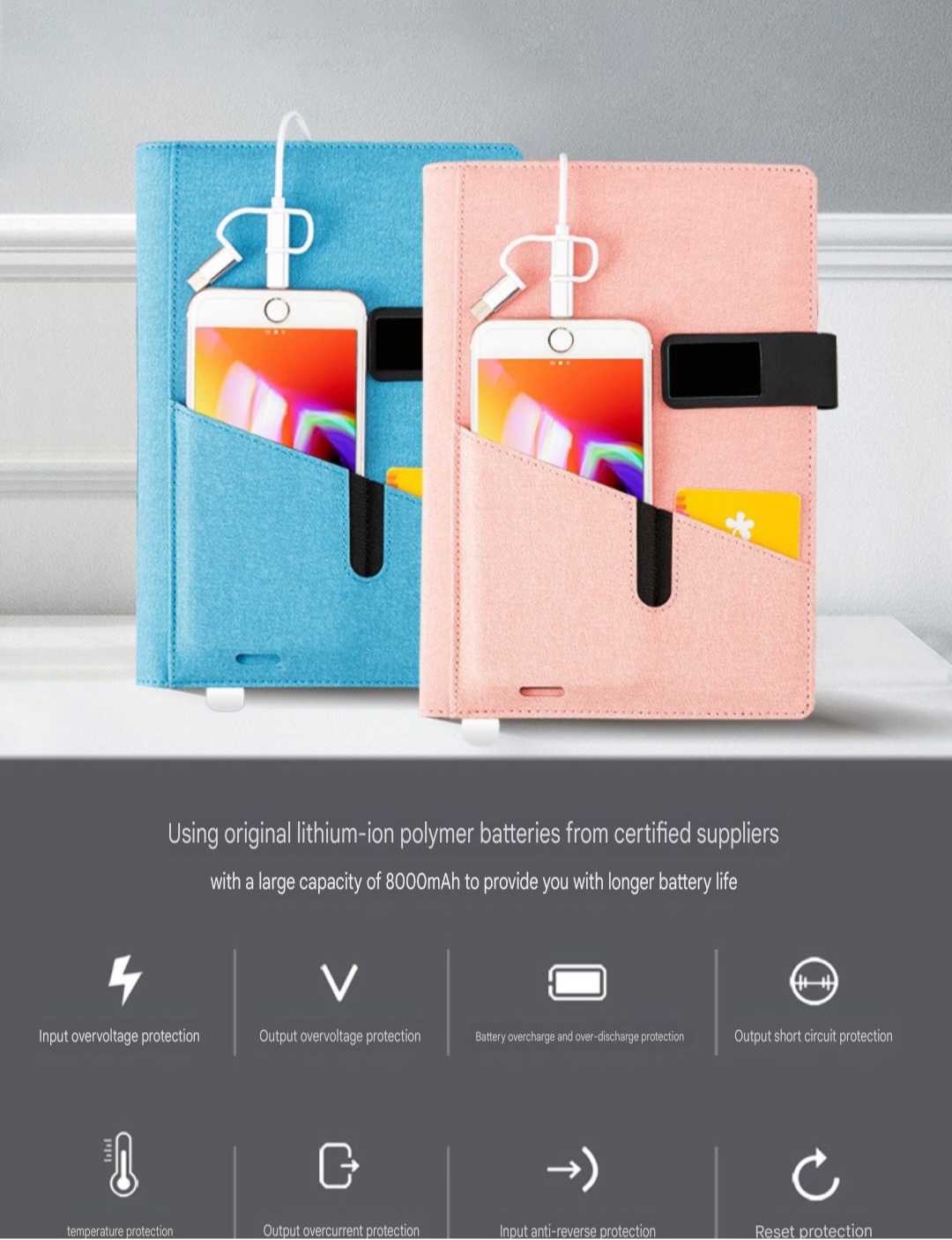 power bank rechargeable notebook ()