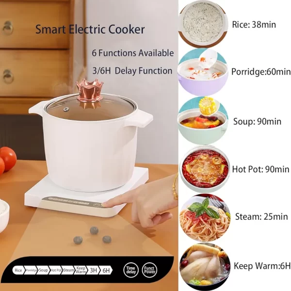 1.5L Electric Non Stick Ceramic Hot Pot