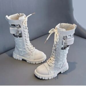 Lily Ankle Boot - White size 34