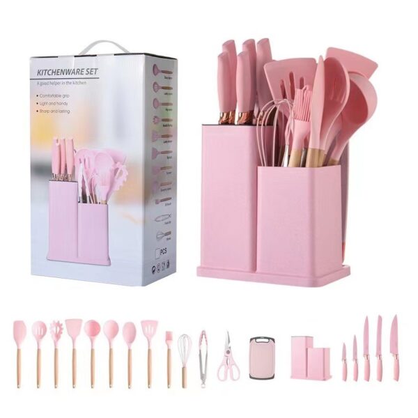 pcs silicone Kitchen Utensil set ()