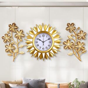 3in1 Decorative Wall Clock Set - 003