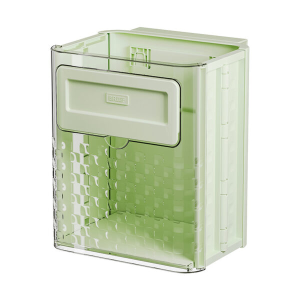 foldable kitchen trash bin green