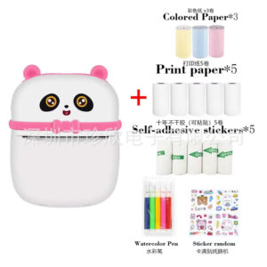 Panda Inkless Mini Thermal Printer - with ALL Accessories