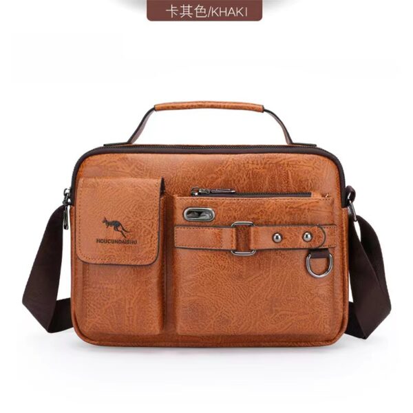 men fashion leather handbag ()