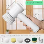 multi functional electric cleaning brush for kitchen and bathroom