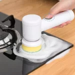 multi functional electric cleaning brush for kitchen and bathroom