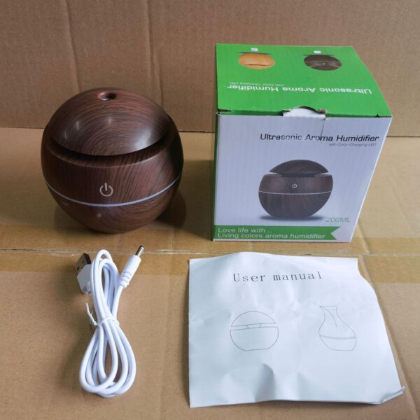 mushroom humidifier dark wood