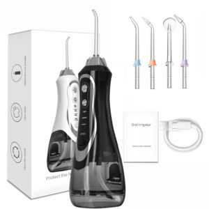 Teeth Water Flosser Rechargable Oral Irrigator. Dental Flosser - WHITE