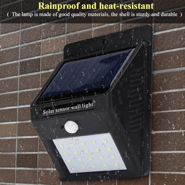 solar motion sensor light