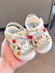 toddler girls cartoon graphic sandals