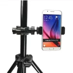 tripod phone holder clamp