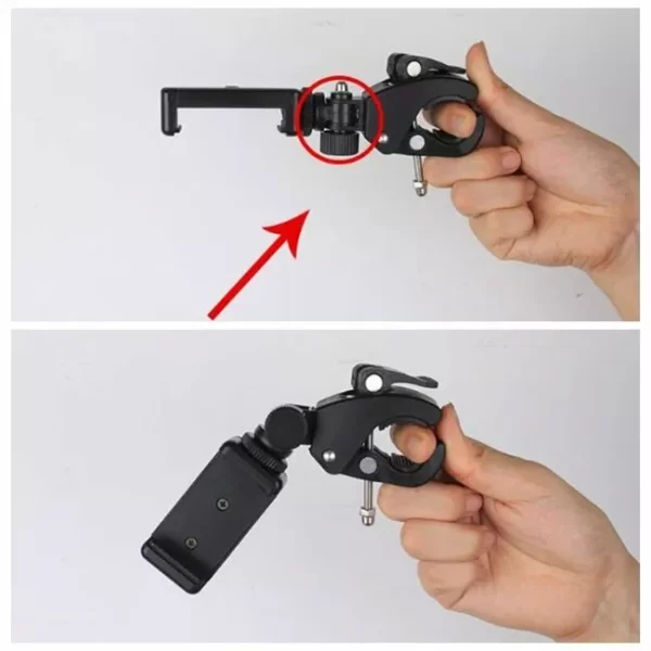 tripod stand phone holder mount clip