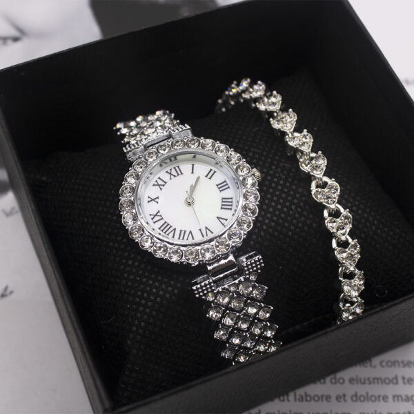 women bling Wristwatch gift set with bracelet ()