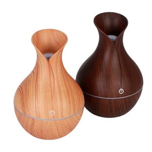 200ml Wood Grain Vase Diffuser Aromatherapy Humidifier