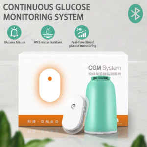 Sibionics CGM Glucometer Scan-free Blood Glucose Monitoring 24h Real-time Monitor