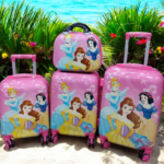 Kids cartoon character luggage travel box ()