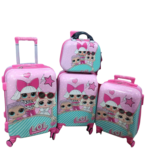 Kids cartoon character luggage travel box ()