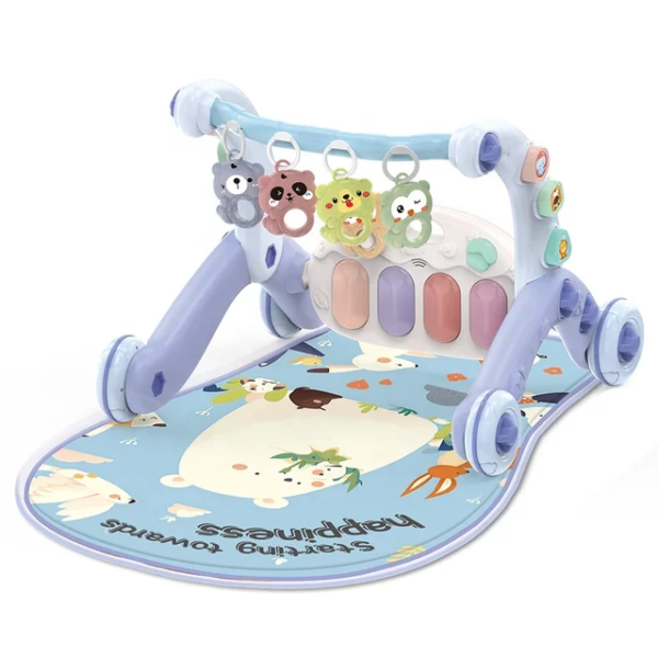 baby in piano play gym mat ()