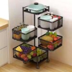 kitchen trolley shelf five layer