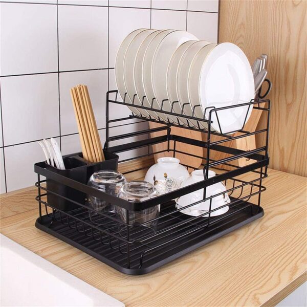 Tier Dish Rack, Large Capacity Dish Drying Rack