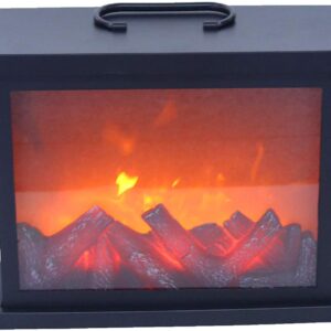 LED Fireplace Decorative Lamp - Square