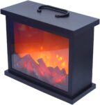 LED fireplace square