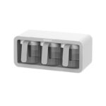 Wall Mount Kitchen Spice Rack Box Organizer with Spoons