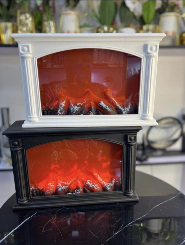 led fire place decor
