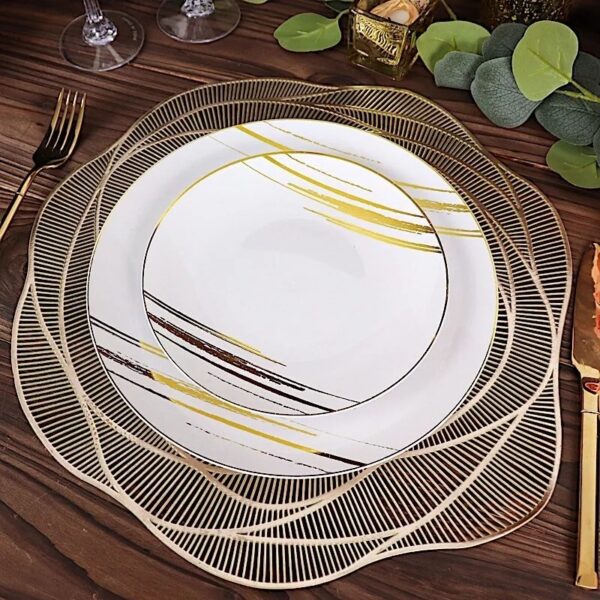 rose vinyl placemat