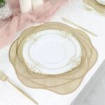 rose vinyl placemat