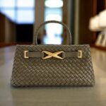 luxury woven handbag ()