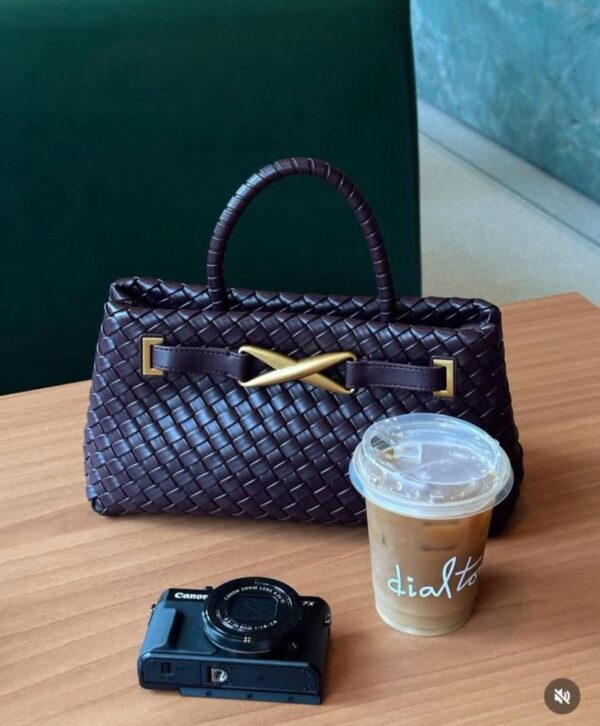 luxury woven handbag ()