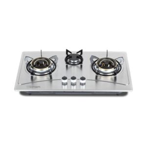 Qasa Stainless Steel Gas Cooker -3 Burner Auto-Ignition