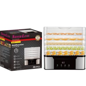 Silver Love 5 Layers 1000watt Food dehydrator